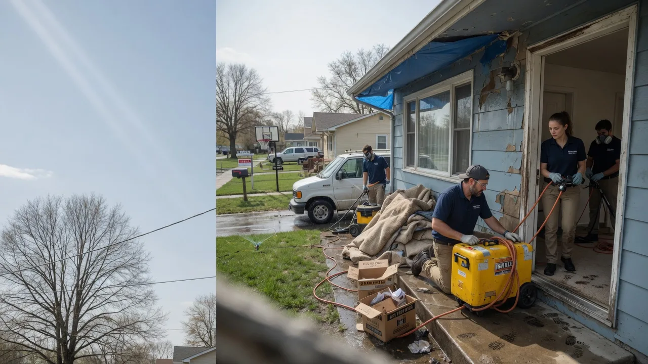 Basement Flood Cleanup in Hillsdale, IN near me